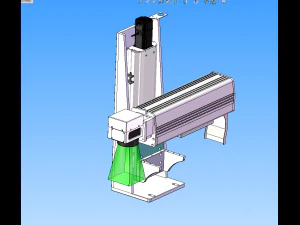 laser automatic marking machine for cable joint 3D Model
