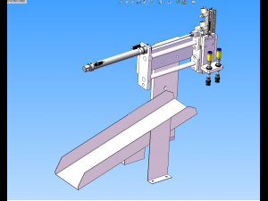 laser automatic marking machine for cable joint Model 3D