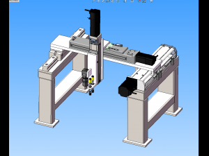 laser automatic marking machine for cable joint Model 3D