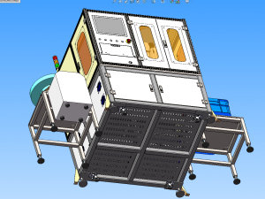 laser automatic marking machine for cable joint Model 3D
