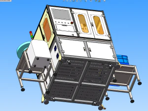 laser automatic marking machine for cable joint 3D Model