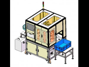 laser automatic marking machine for cable joint Model 3D