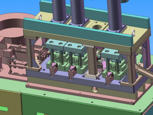 automatic stamping equipment for hardware industry Model 3D