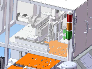 automatic locking screw assembly line 3D Model