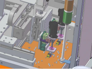 automatic locking screw assembly line 3D Model