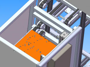 automatic locking screw assembly line 3D Model