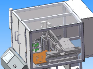automatic locking screw assembly line 3D Model