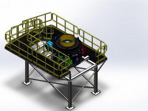 cone crusher 3D 모델