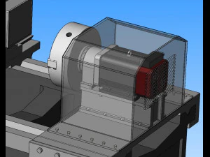 double axis cnc lathe 3D Model