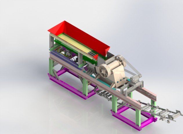 mobile crusher Modello 3D .c4d .max .obj .3ds .fbx .stl .blend 