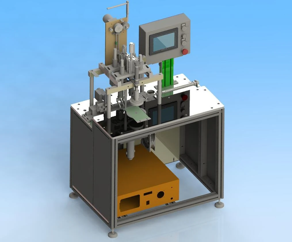 semi automatic tape welding machinesemi automatic welding machine for ear belt of mask machine 3D Model .c4d .max .obj .3ds .fbx .stl .blend 