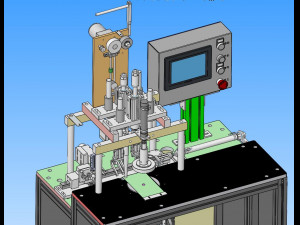 semi automatic tape welding machinesemi automatic welding machine for ear belt of mask machine 3D Model