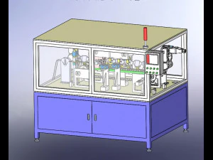 mask tape wrapping nailing cutting machine 3D Model