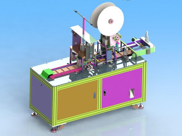 mask machine automatic inner ear band welding machinebom 3D Model .c4d .max .obj .3ds .fbx .stl .blend