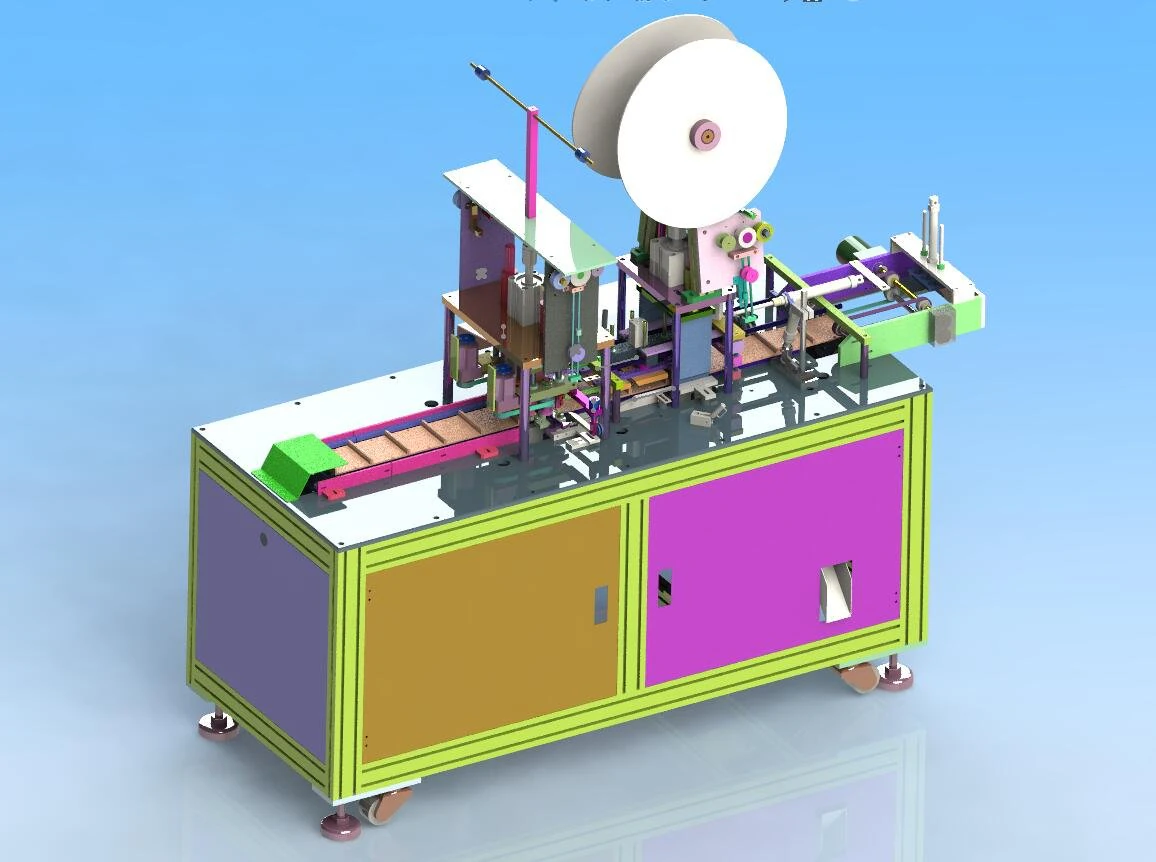 mask machine automatic inner ear band welding machinebom 3D Model .c4d .max .obj .3ds .fbx .stl .blend