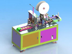 maske makinesi otomatik i&ccedil; kulak bandı kaynak makinasıbom 3D Model