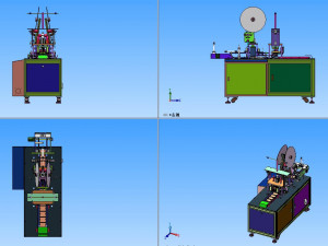 mask machine automatic inner ear band welding machinebom 3D Model