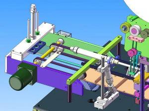 mask machine automatic inner ear band welding machinebom 3D Model