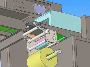 sc300 pillow packing machine mask packing machine Model 3D