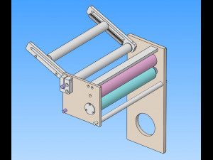 sc300 pillow packing machine mask packing machine Model 3D