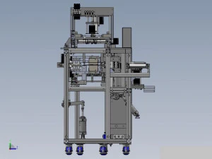 horizontal reciprocating mask packaging machine 3D Model