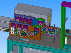 one pull one medical automatic three layer mask machine 3D 模型