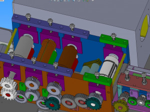 one pull one medical automatic three layer mask machine 3D 模型