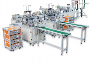 korean mask machine kf94 plane one drag two willow leaf mask machine 3D Model