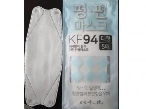 korean mask machine kf94 plane one drag two willow leaf mask machine 3D Model