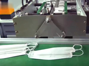 korean mask machine kf94 plane one drag two willow leaf mask machine 3D Model