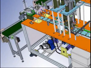source file engineering drawing bom of generation 2 one drag two mask machine 3D Model