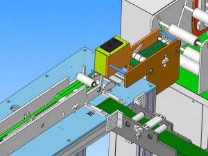 production line of six generation one drag three mask machine 3D Model