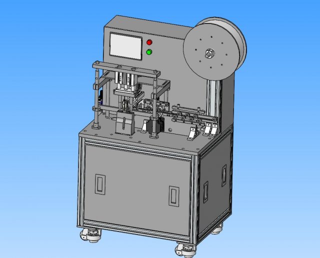 ultrasonic welding machine welding of nose bar outside mask 3D Model .c4d .max .obj .3ds .fbx .stl .blend