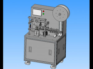 ultrasonic welding machine welding of nose bar outside mask 3D Model