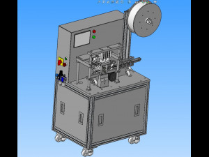ultrasonic welding machine welding of nose bar outside mask 3D Model