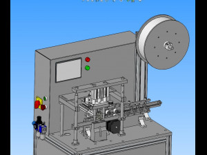 ultrasonic welding machine welding of nose bar outside mask 3D Model