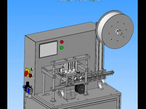ultrasonic welding machine welding of nose bar outside mask 3D Model