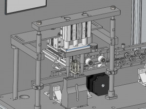 ultrasonic welding machine welding of nose bar outside mask 3D Model