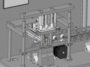 ultrasonic welding machine welding of nose bar outside mask 3D Model
