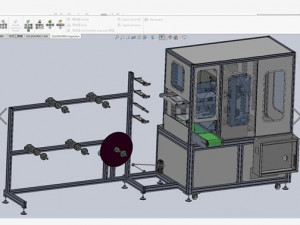 cup mask machine front section stereo mask manufacturing machine improved version Model 3D