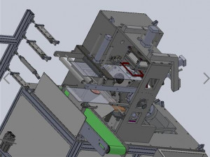 cup mask machine front section stereo mask manufacturing machine improved version Model 3D