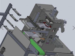 cup mask machine front section stereo mask manufacturing machine improved version 3D Model