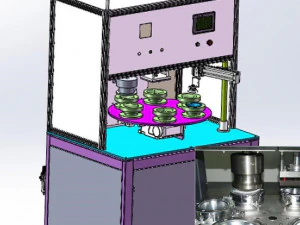 n95 cup mask edge sealing and cutting machine 3D Model