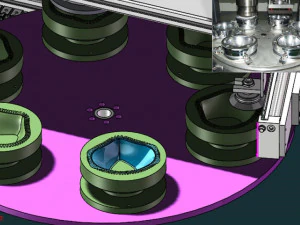 n95 cup mask edge sealing and cutting machine 3D Model