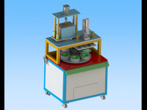 n95 cup mask edge sealing and cutting machine 3D Model