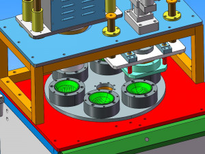 n95 cup mask edge sealing and cutting machine 3D Model