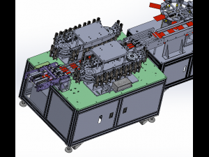 butterfly type high speed plane mask machine 3D 모델