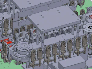 butterfly type high speed plane mask machine 3D Model