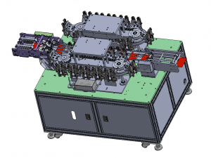 butterfly type high speed plane mask machine 3D 모델