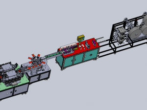 butterfly type high speed plane mask machine 3D 모델